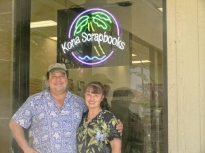 Bill & Deb at Kona store